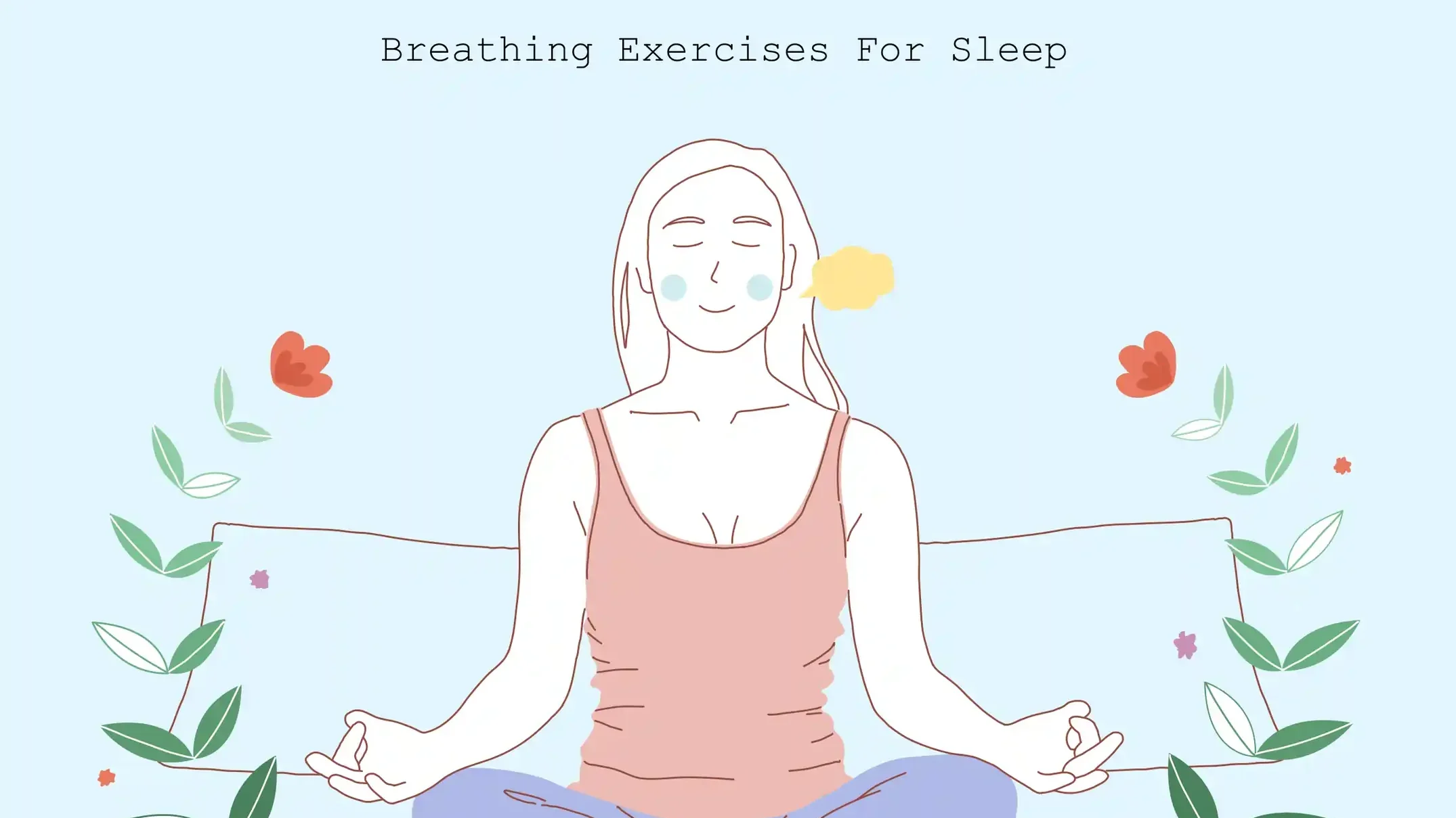 illustration of Breathing Techniques for Sleep