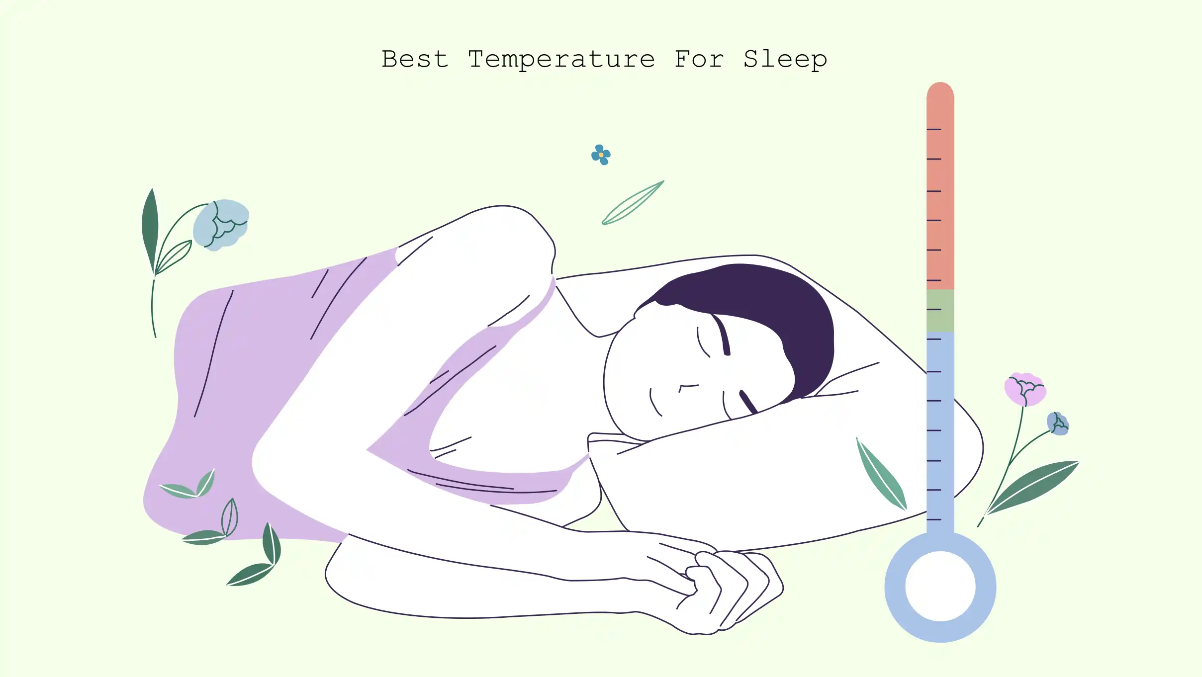 xxx best temperature for sleep illustration Illustration Best Temperature for Sleeping
