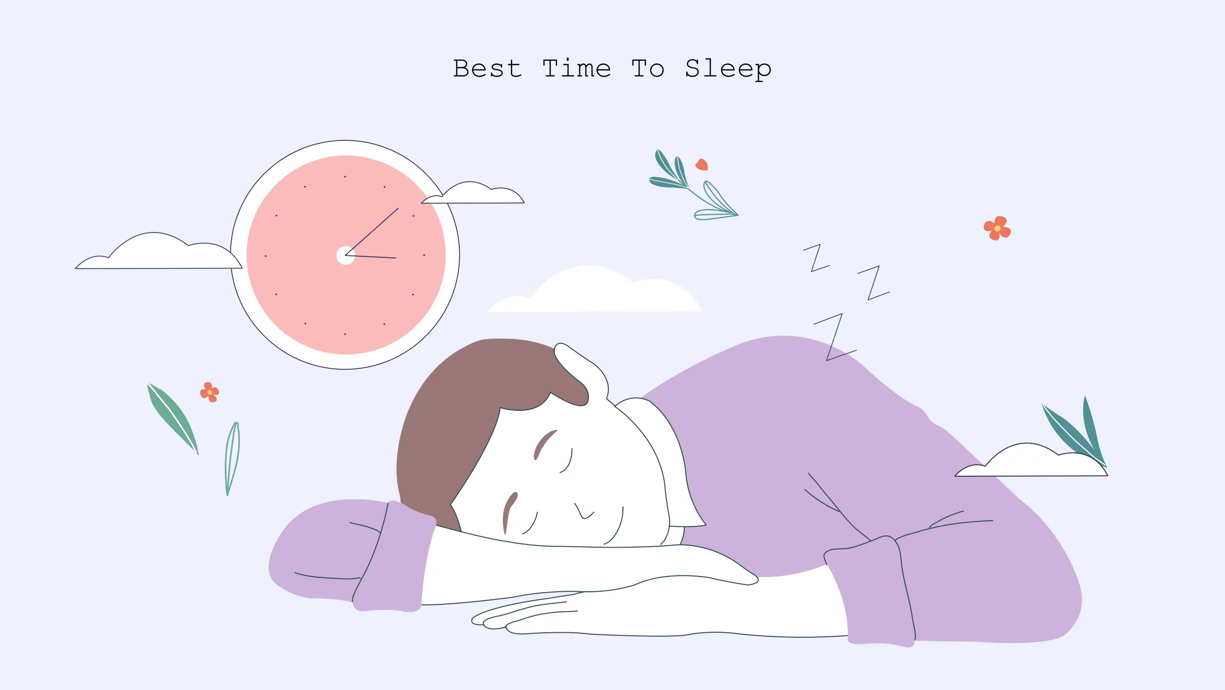 illustration of sleeping