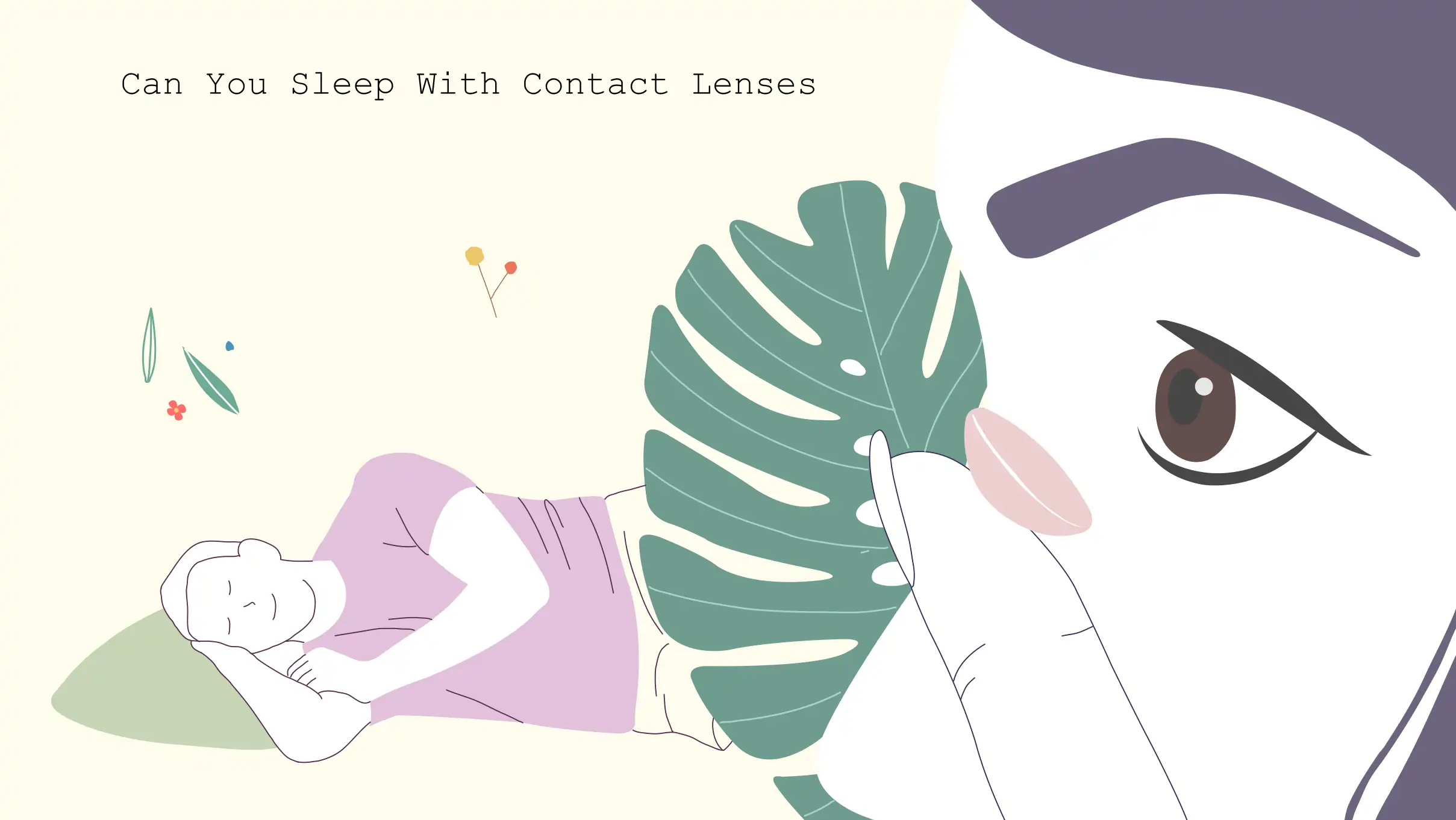 xxx can you sleep with contact lenses on illustration Illustration of Can You Sleep With Contact Lenses