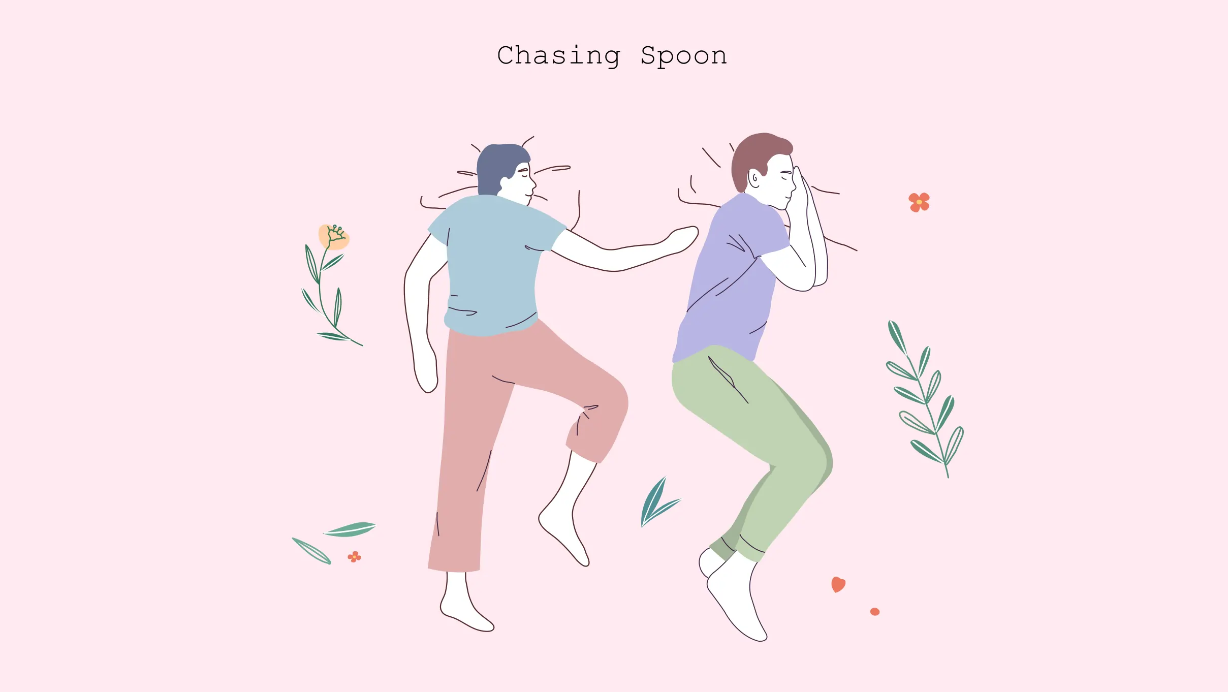 xxx chasing spoon illustration of chasing spoon
