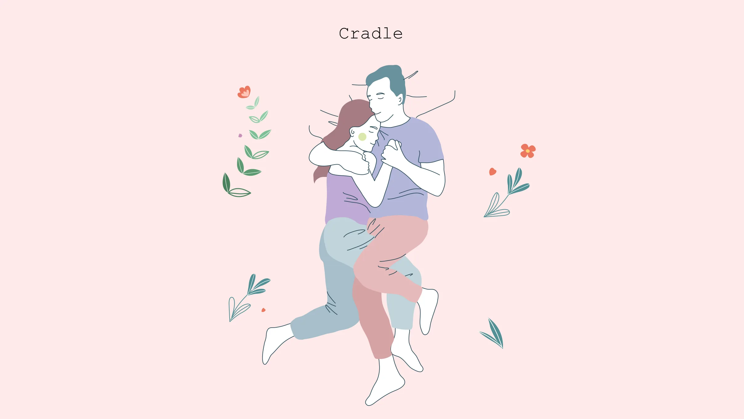 xxx cradle sleeping position Illustration of cradle-Sleeping Position