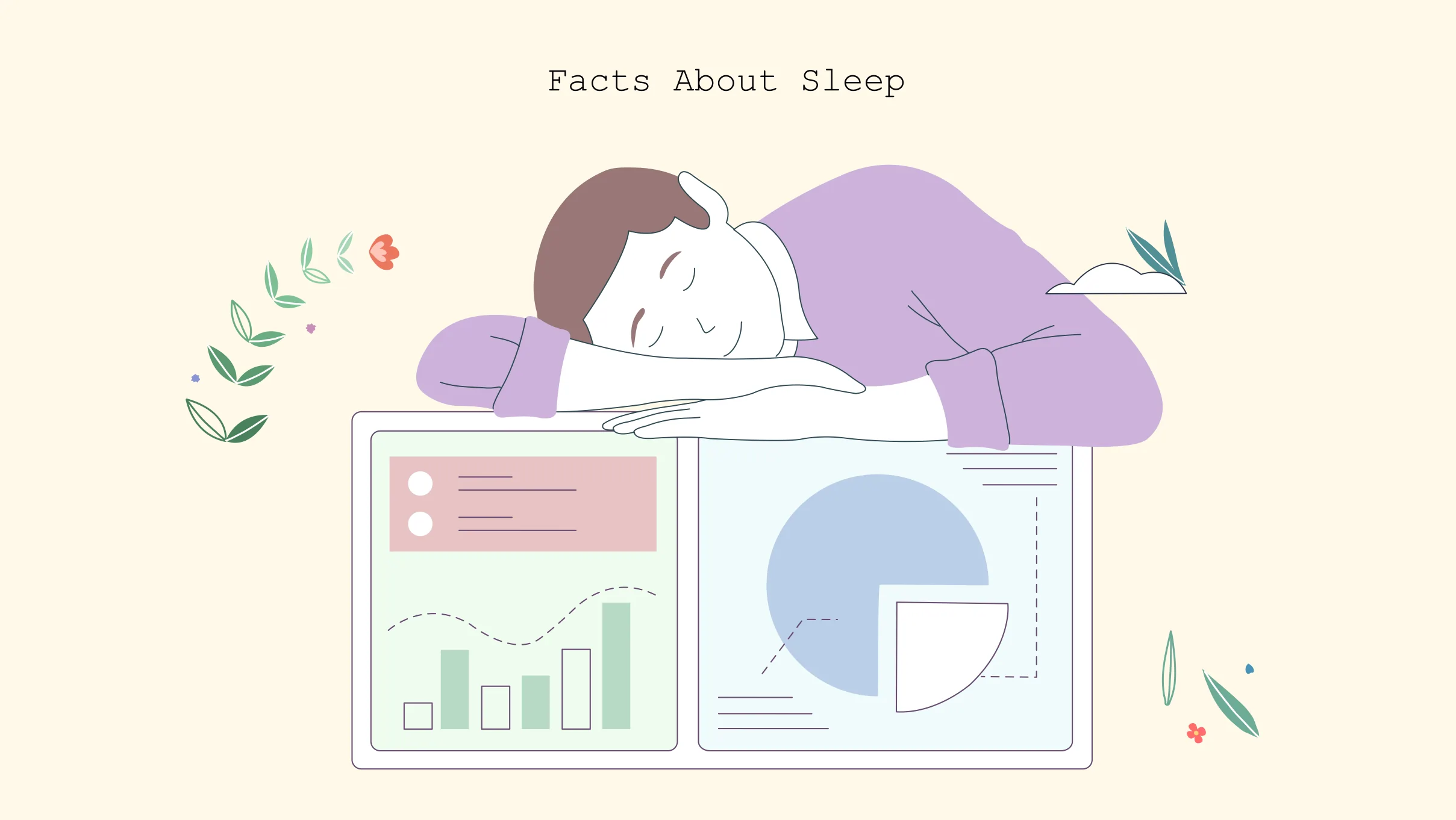 illustration of facts about sleep
