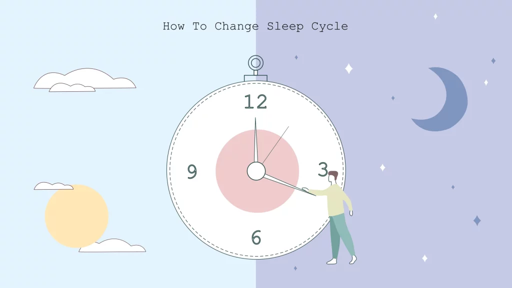 illustration of sleep cycle