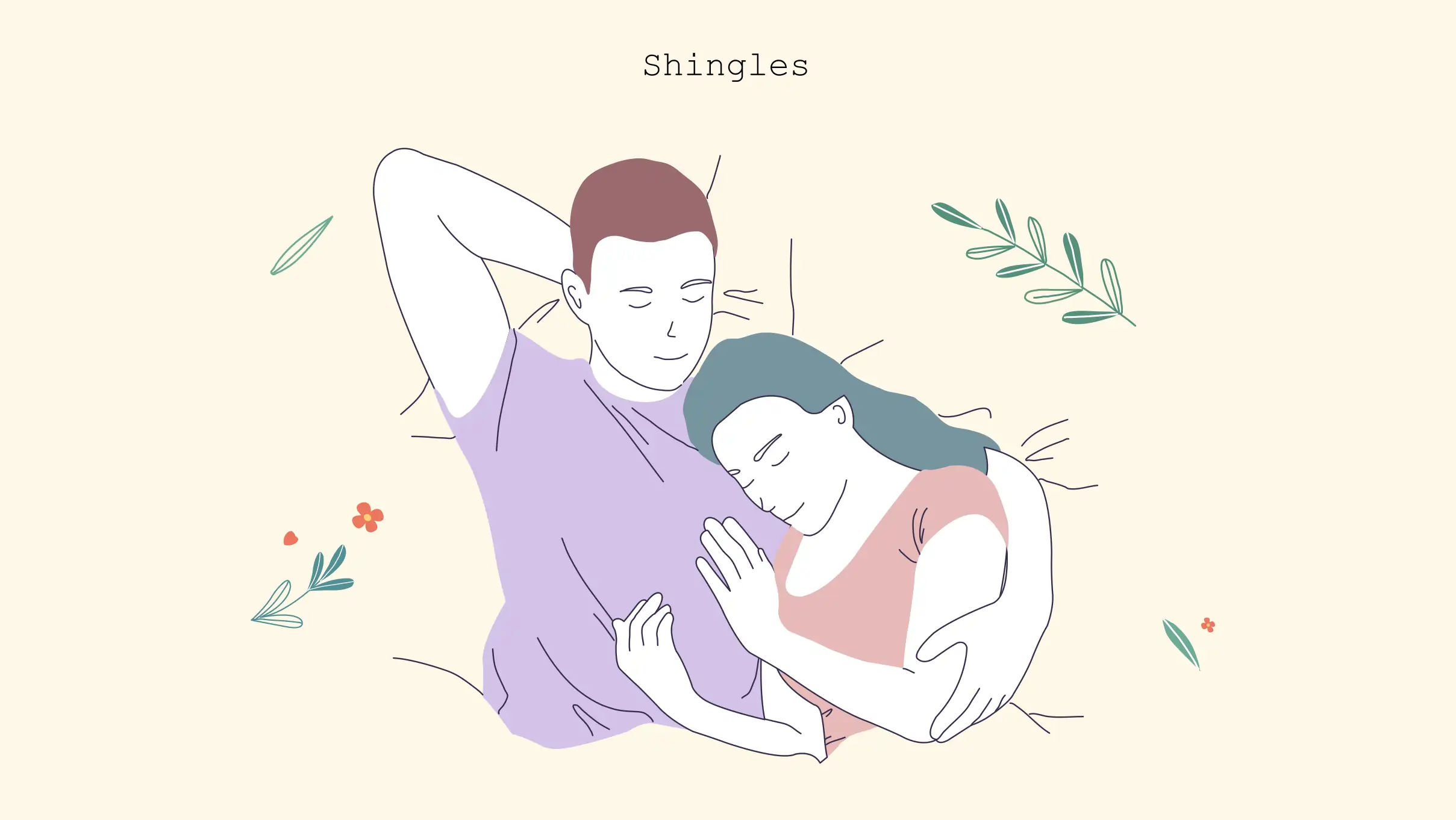 xxx shingles Illustration of shingles