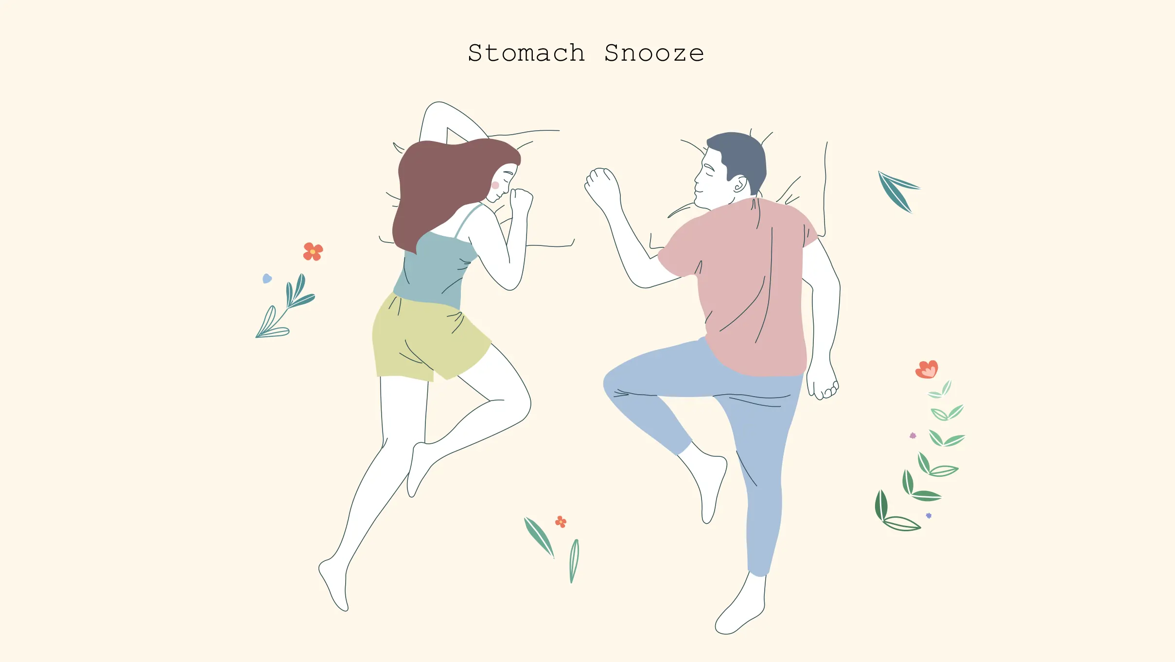 xxx stomach snooze Illustration of stomach snooze-sleep position