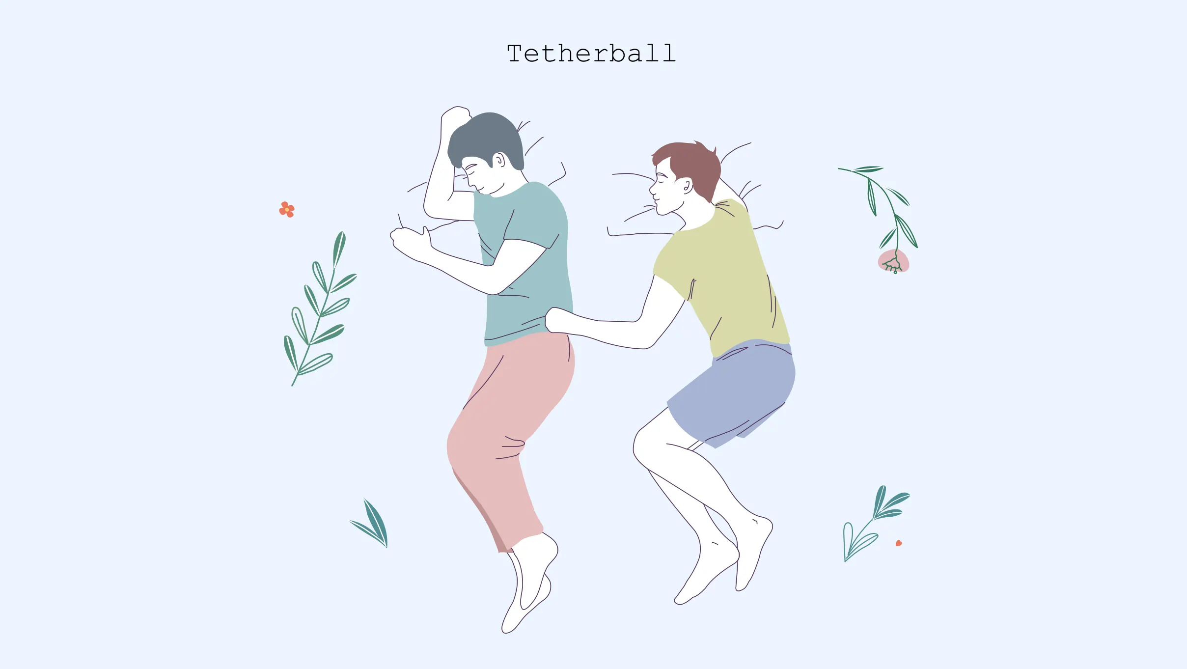 xxx tetherball Illustration of tetherball-sleep position