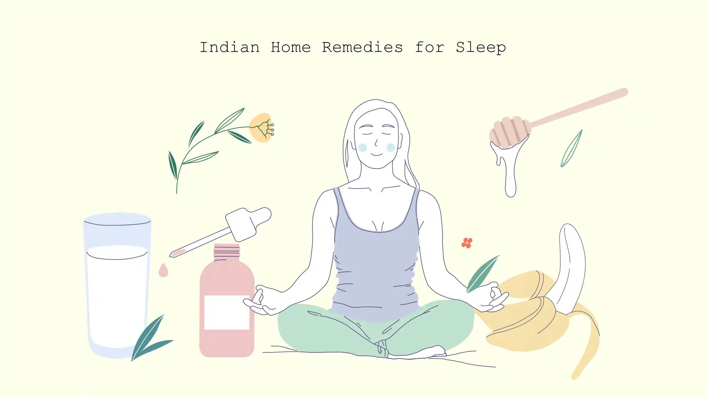 illustration of women doing home Remedies