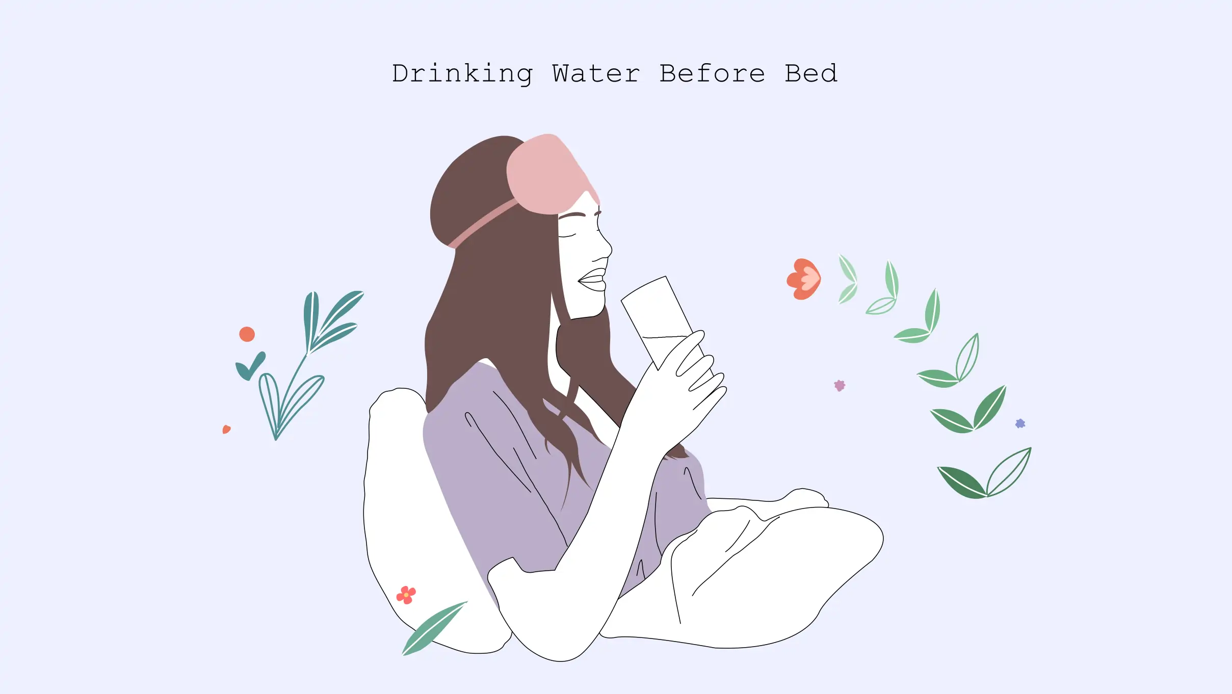 drinking water before bed