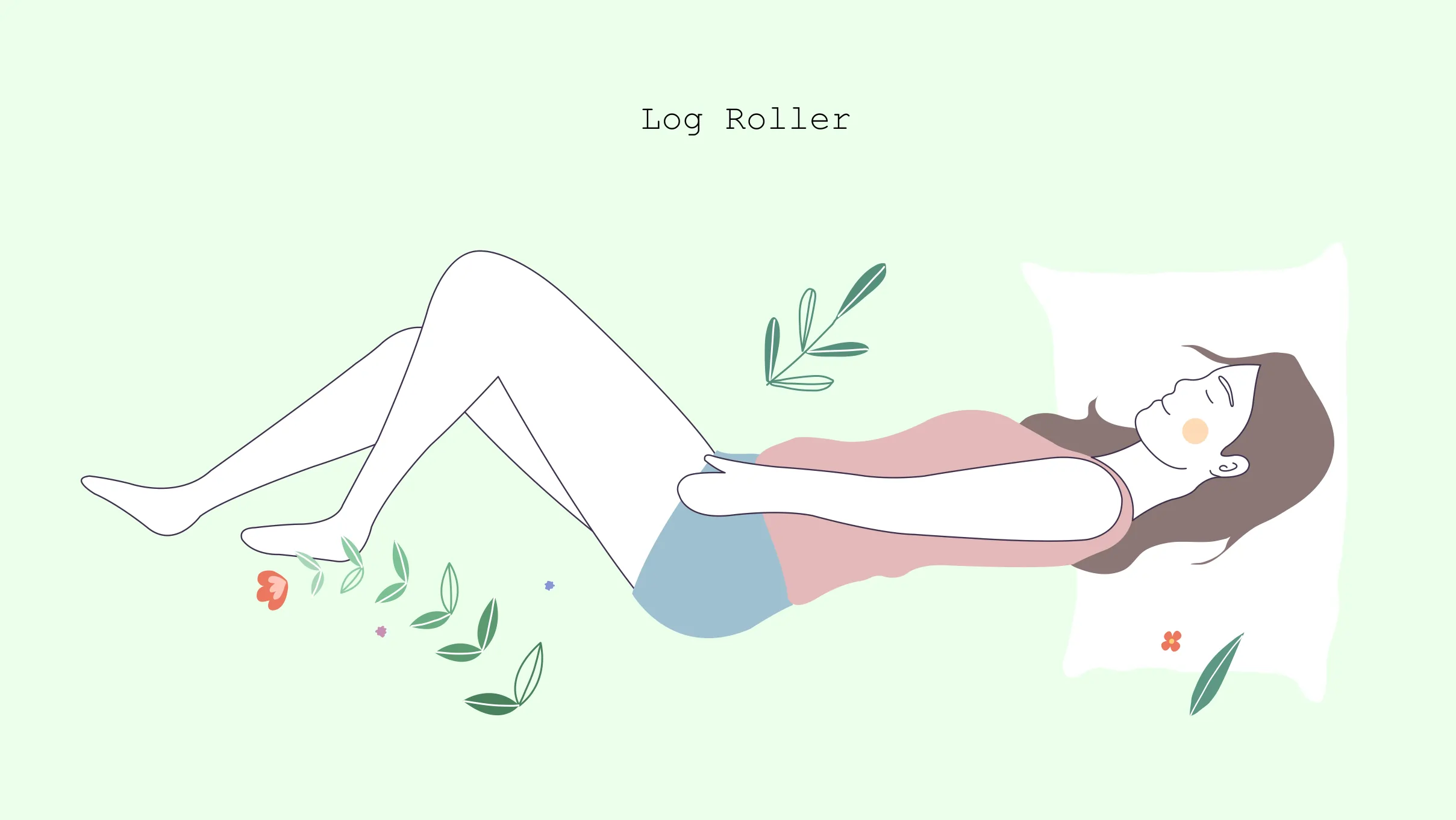 Best Sleeping Positions-Log roller