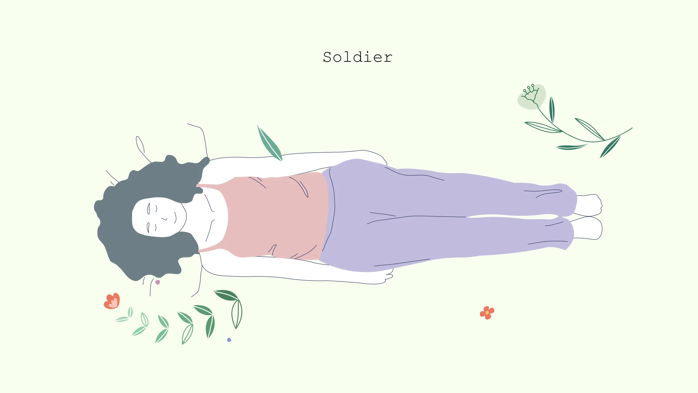 Best Sleeping Positions-Soldier