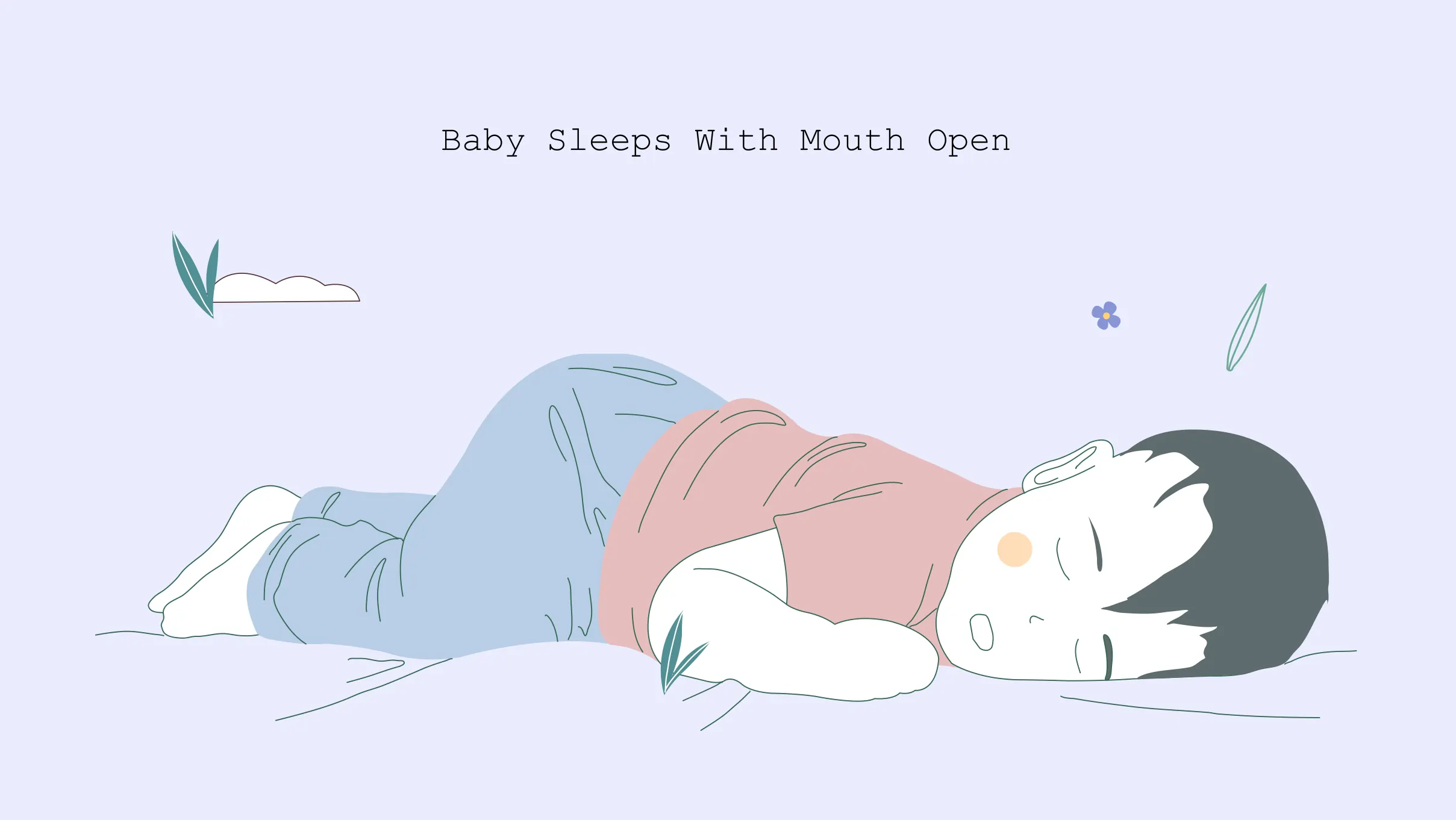 xxx Baby sleeps with mouth open Baby sleeps with mouth open