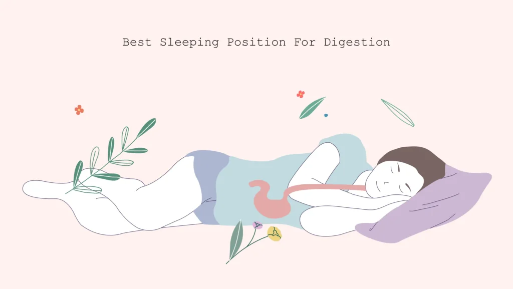Best sleeping position for digestion