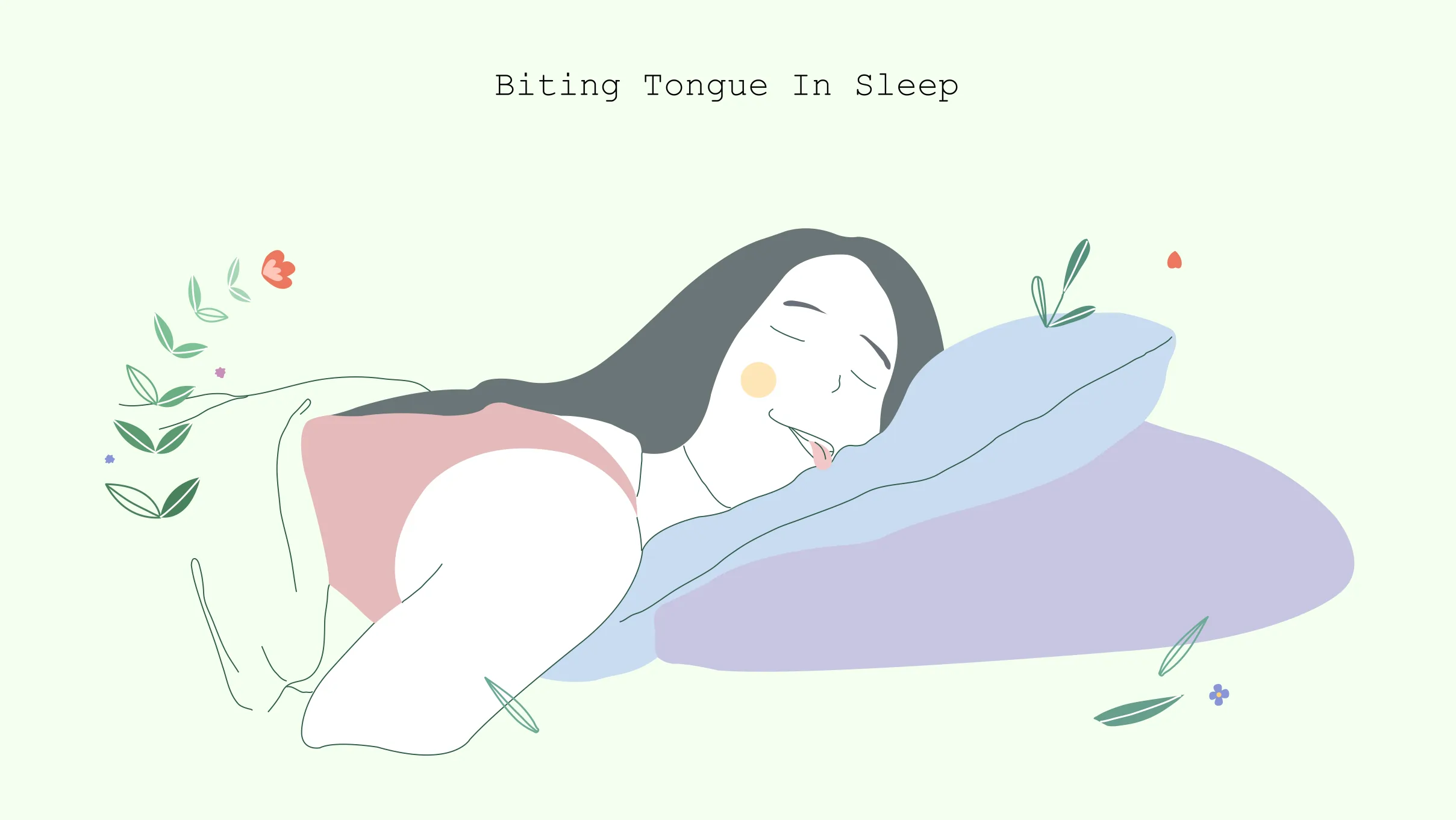 Biting tongue in sleep