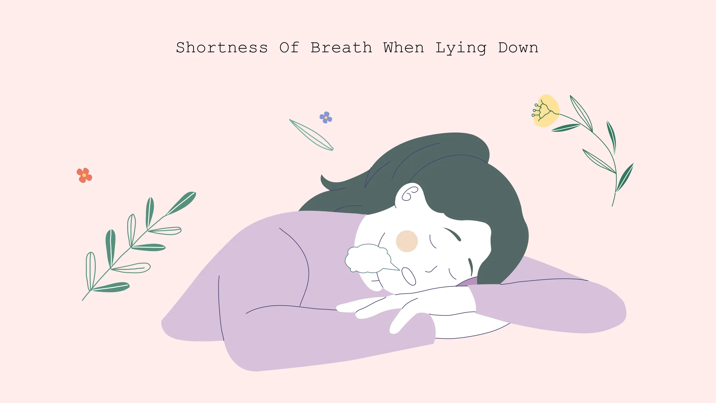 shortness of breath when lying down