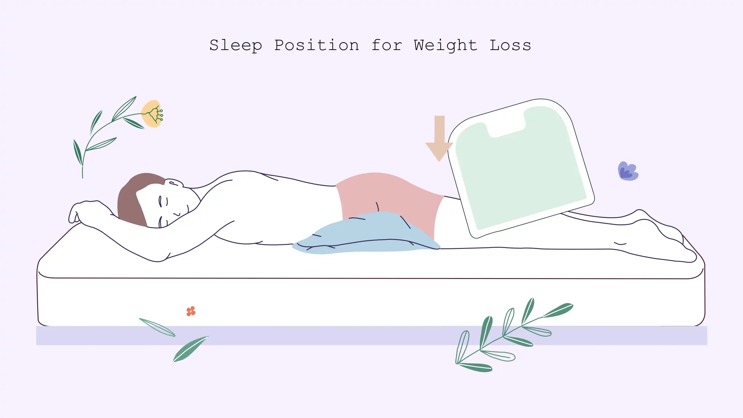 xxx Sleep Position for Weight Loss Sleep Position for Weight Loss