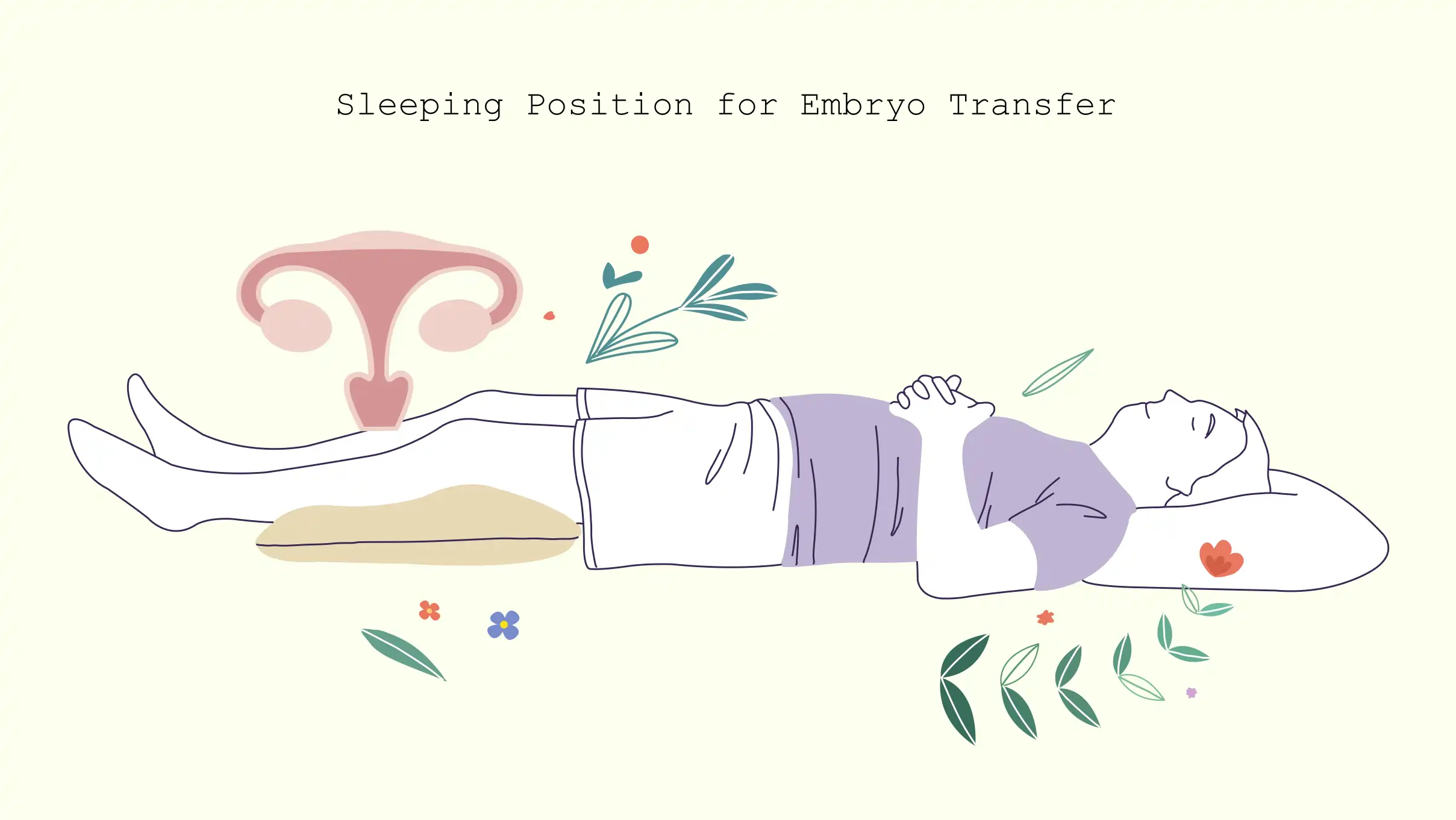 xxx Sleeping position for embryo transfer Sleeping position for embryo transfer